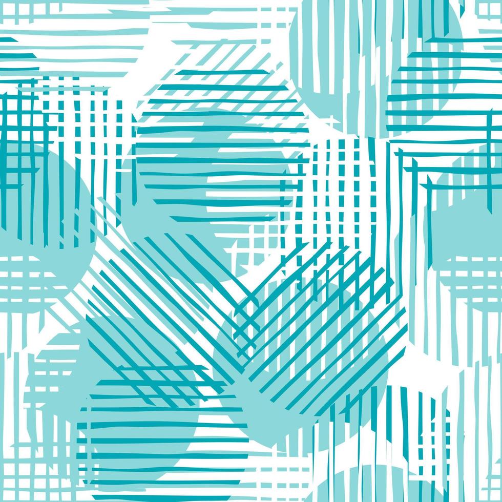Abstract green color circles shapes and stripes. chaotic pattern circle lines. vector