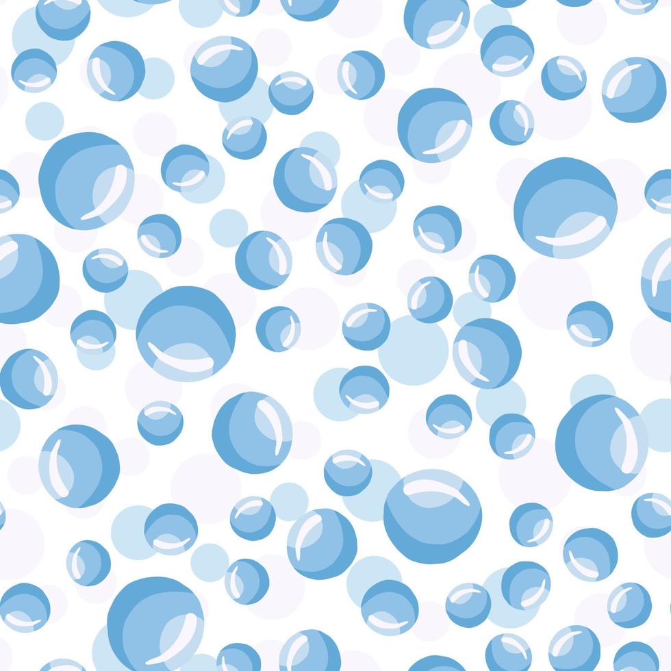 water bubbles seamless pattern Abstract geometrical circle wallpaper. vector