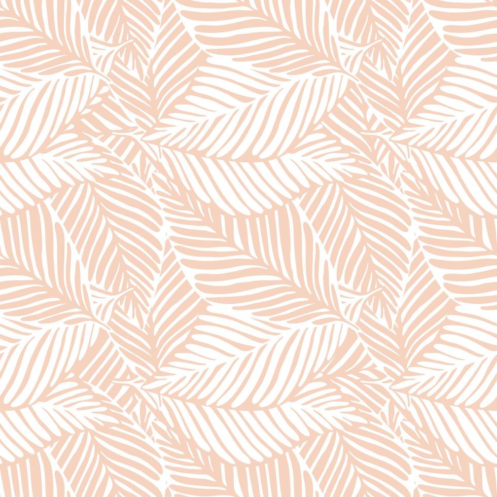 Abstract jungle print. Exotic plant. Tropical pattern, vector