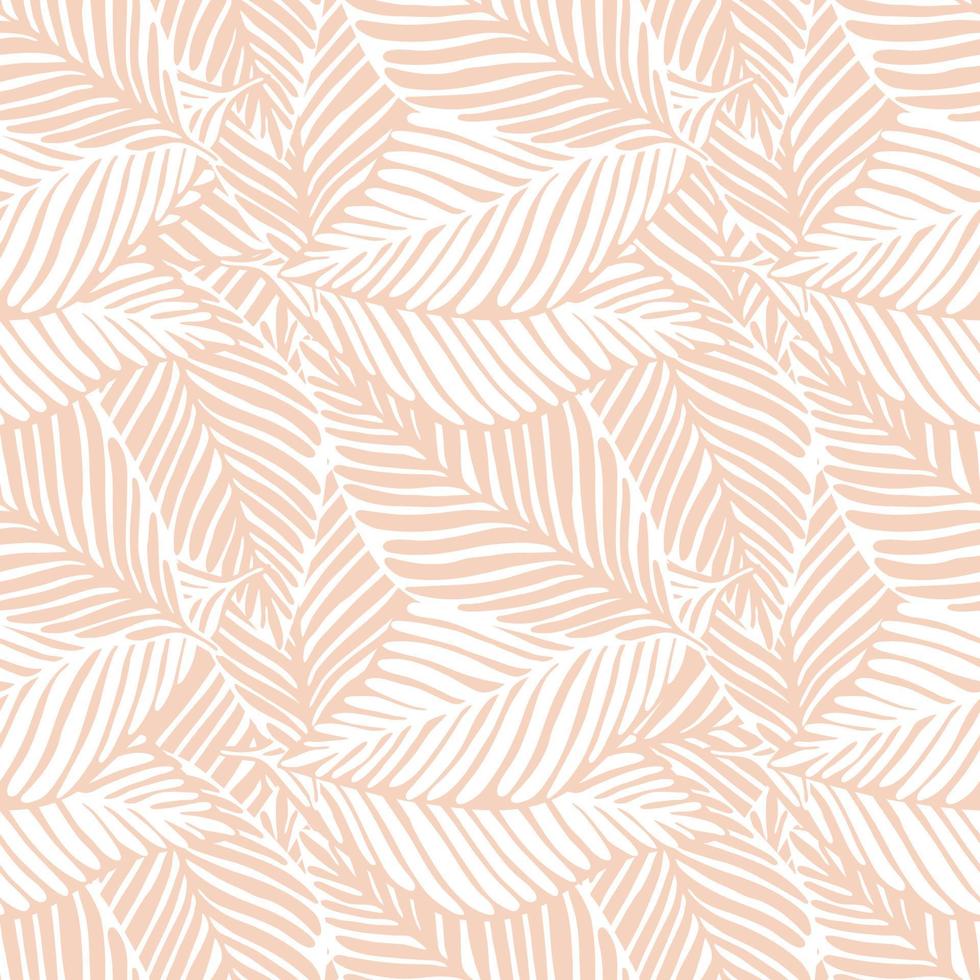 Abstract jungle print. Exotic plant. Tropical pattern, vector