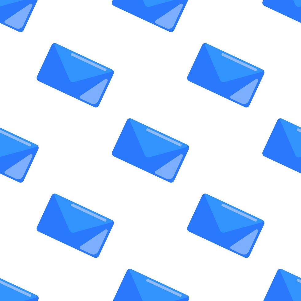 Email seamless pattern. Mail symbol wallpaper. Business backdrop vector