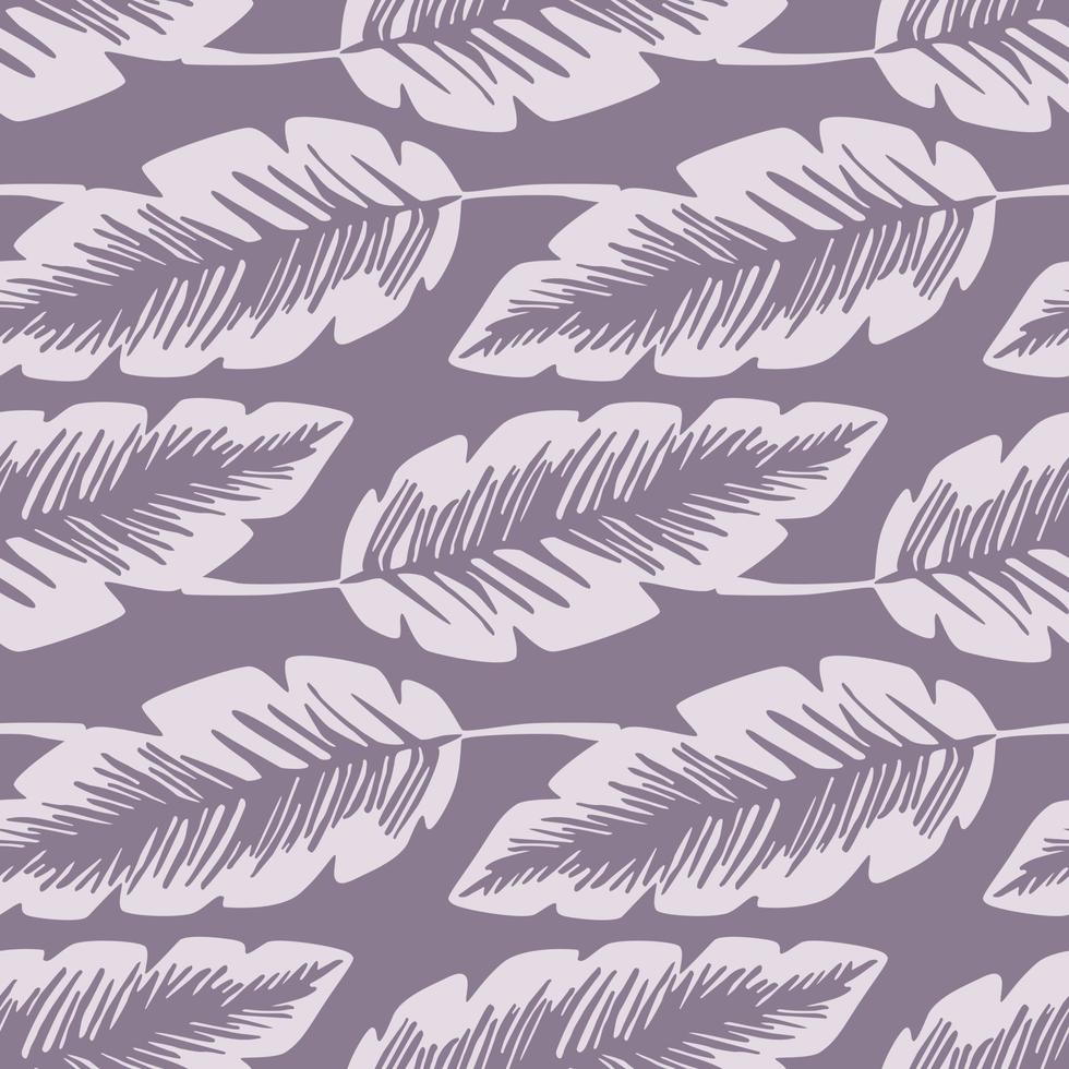 Abstract leaves seamless pattern. Exotic plant. Tropical pattern, palm leaf vector