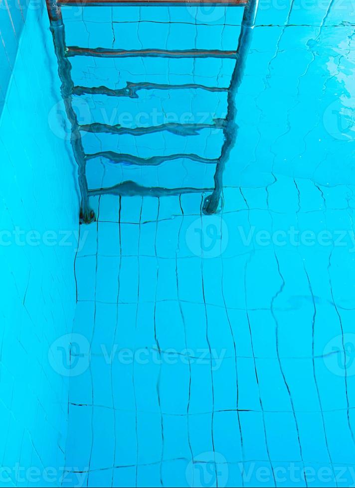 stairs in swimming pool underwater. Abstract. Party. Summer. Vacation and sport concept. photo