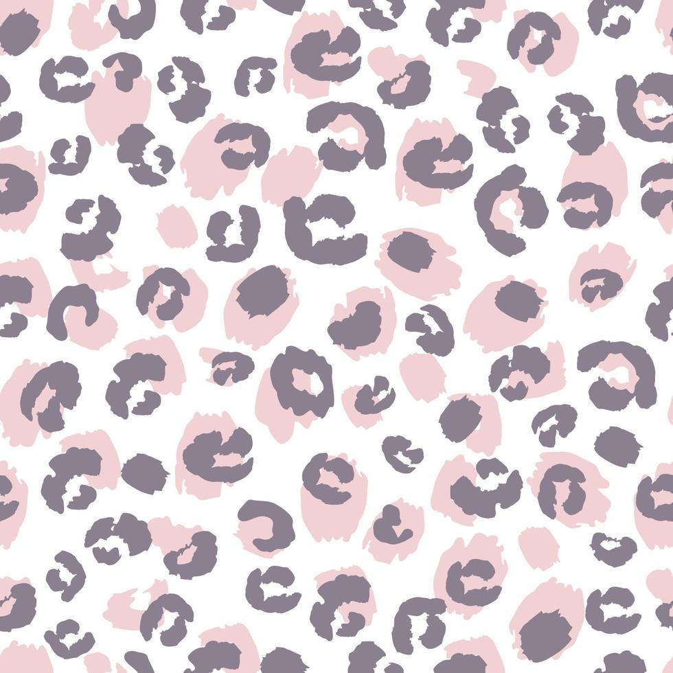 Abstract leopard skin seamless pattern design, vector illustration background.