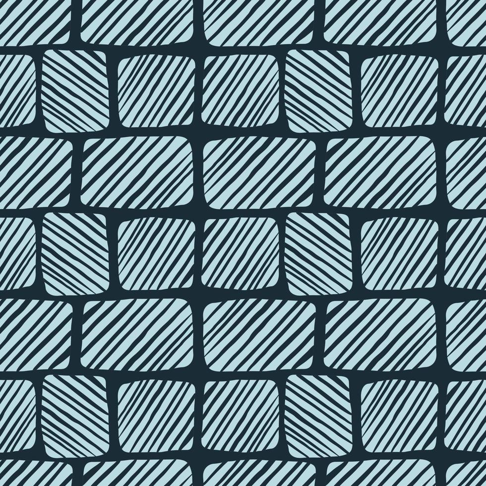 Texture of a brick wall. Pebbles seamless pattern. Hand drawn stone wallpaper. vector