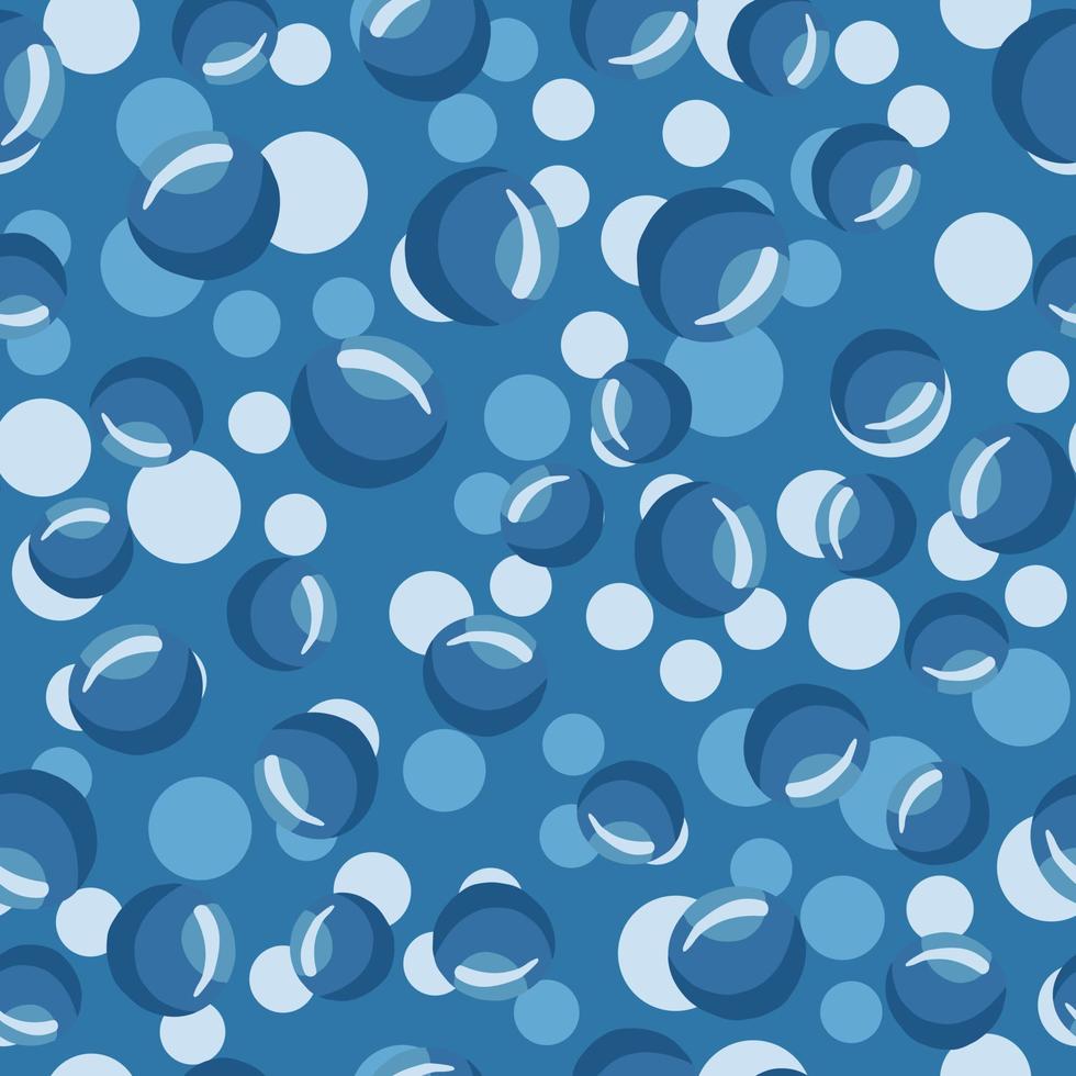 agua burbujas de patrones sin fisuras papel tapiz de círculo geométrico abstracto. vector