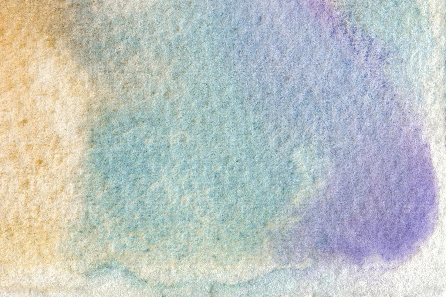 colored in blue, beige, and violet watercolor paper with a big grainy texture photo