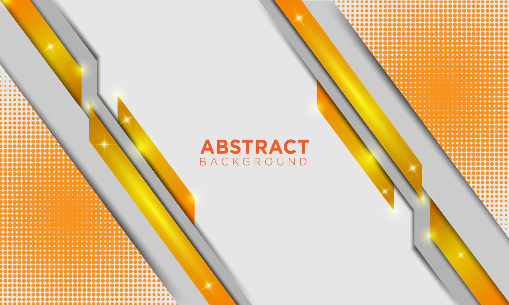 Abstract Geometric Lines Background with Gold Light Effect and halftones vector