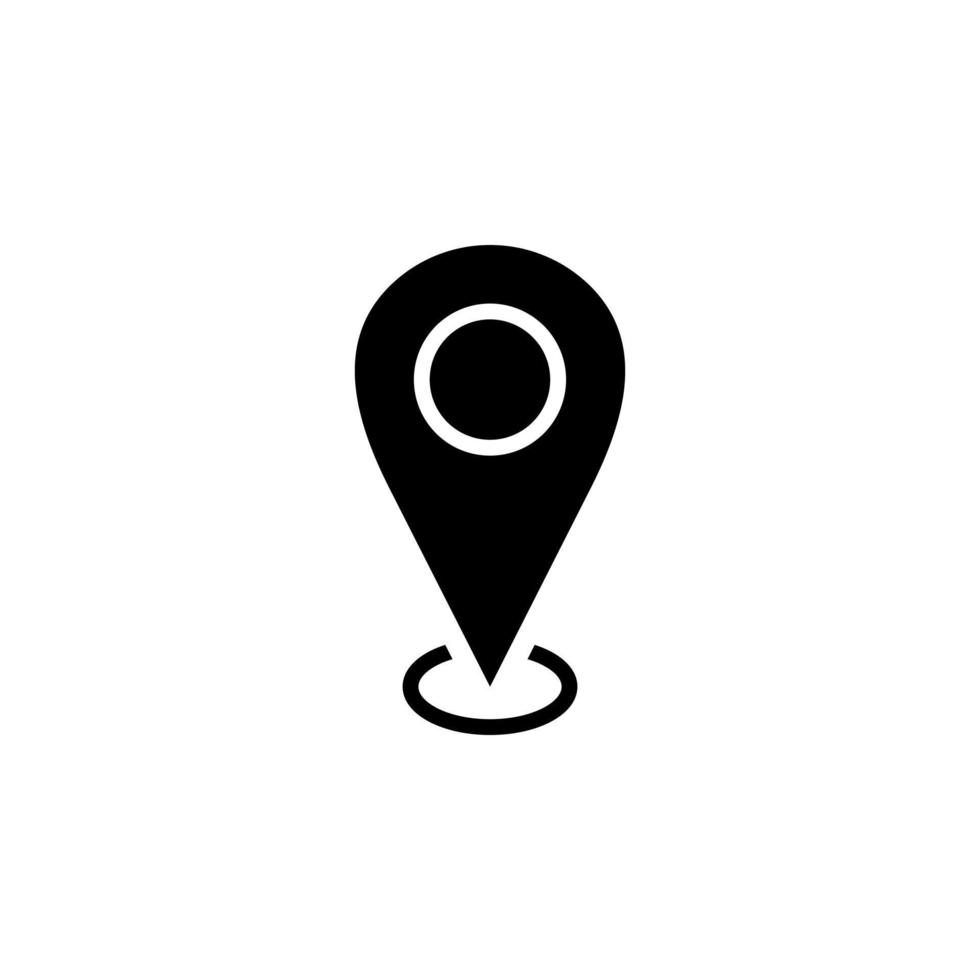 Save Download Preview Location pin icon vector on white background. Location pin icon modern icon for graphic and web design. Vector illustration.EPS 10