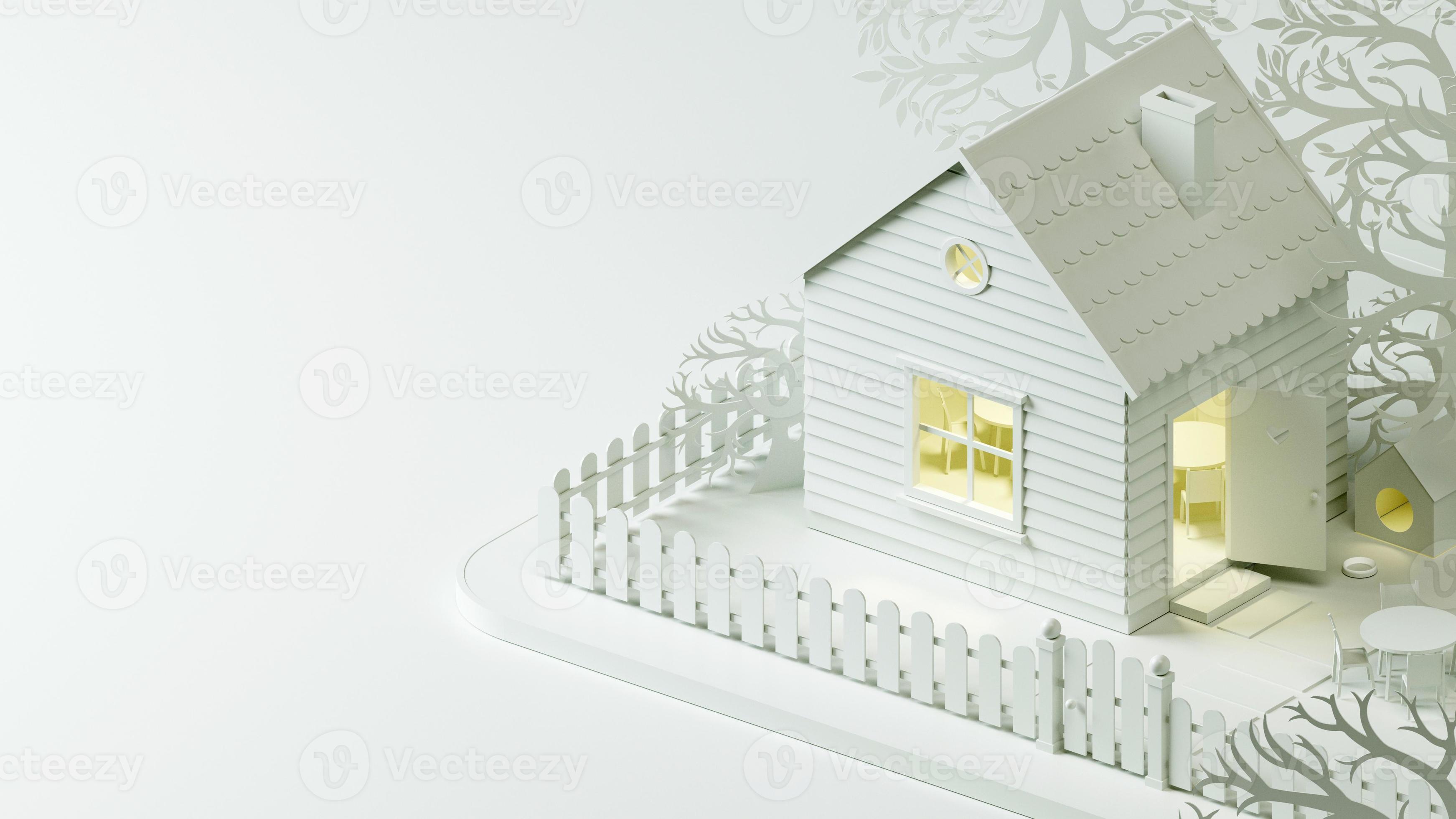 Background with toy layout house close up 5499082 Stock Photo at Vecteezy