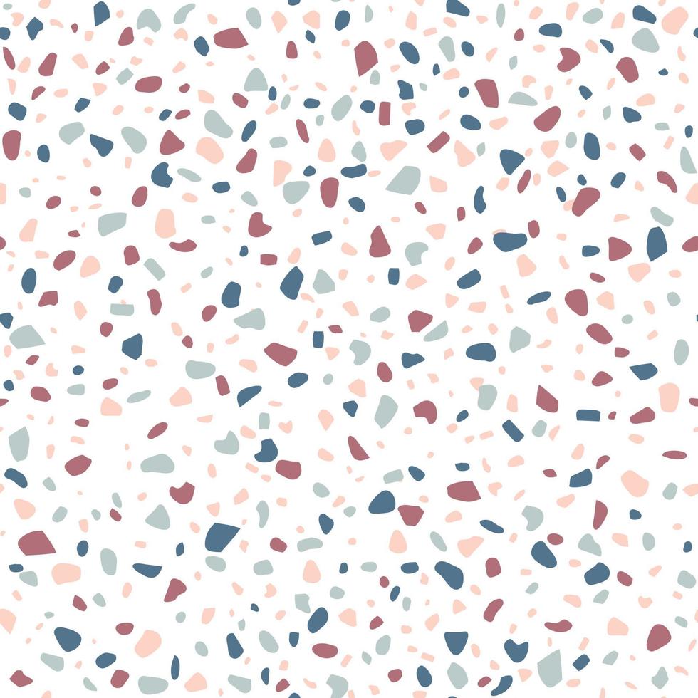 Terrazzo seamless background pattern design. Abstract background vector