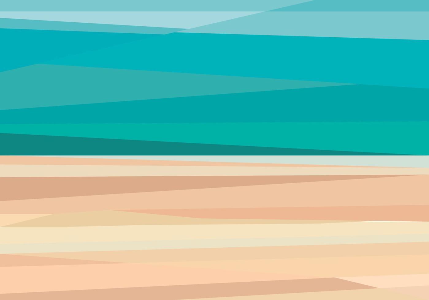 Vector illustration of abstract desert minimal polygonal background