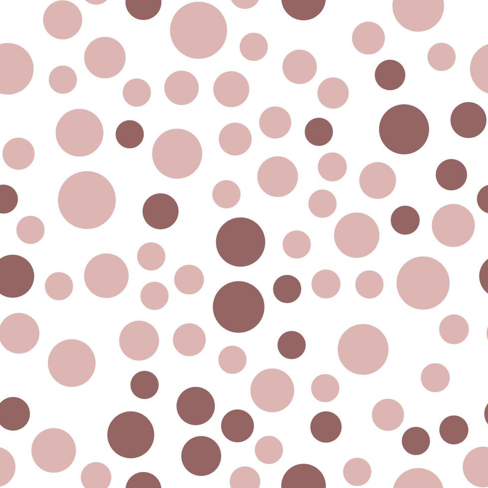 Abstract simple circles seamless pattern. Minimalistic elements wallpaper. vector
