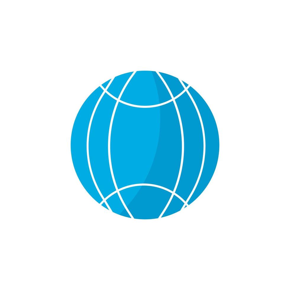 Planet concept. Earth symbol. Simple globe icon. vector