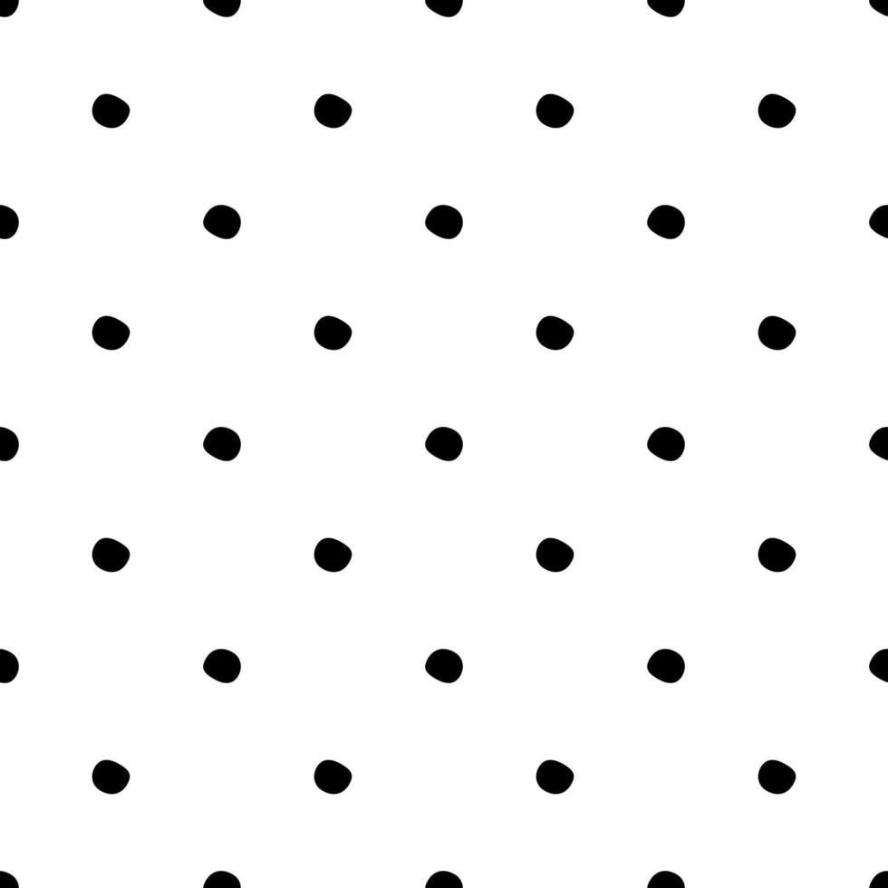 Seamless pattern with polka dot on white background. Simple design for ...