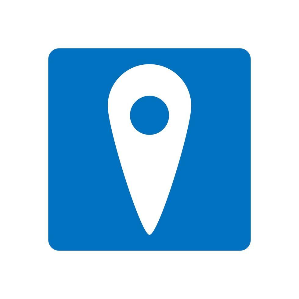 Map pointer. GPS location symbol. Location vector icon.