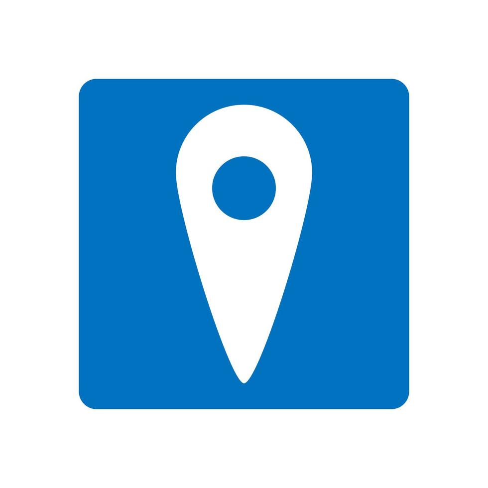 Map pointer. GPS location symbol. Location vector icon.