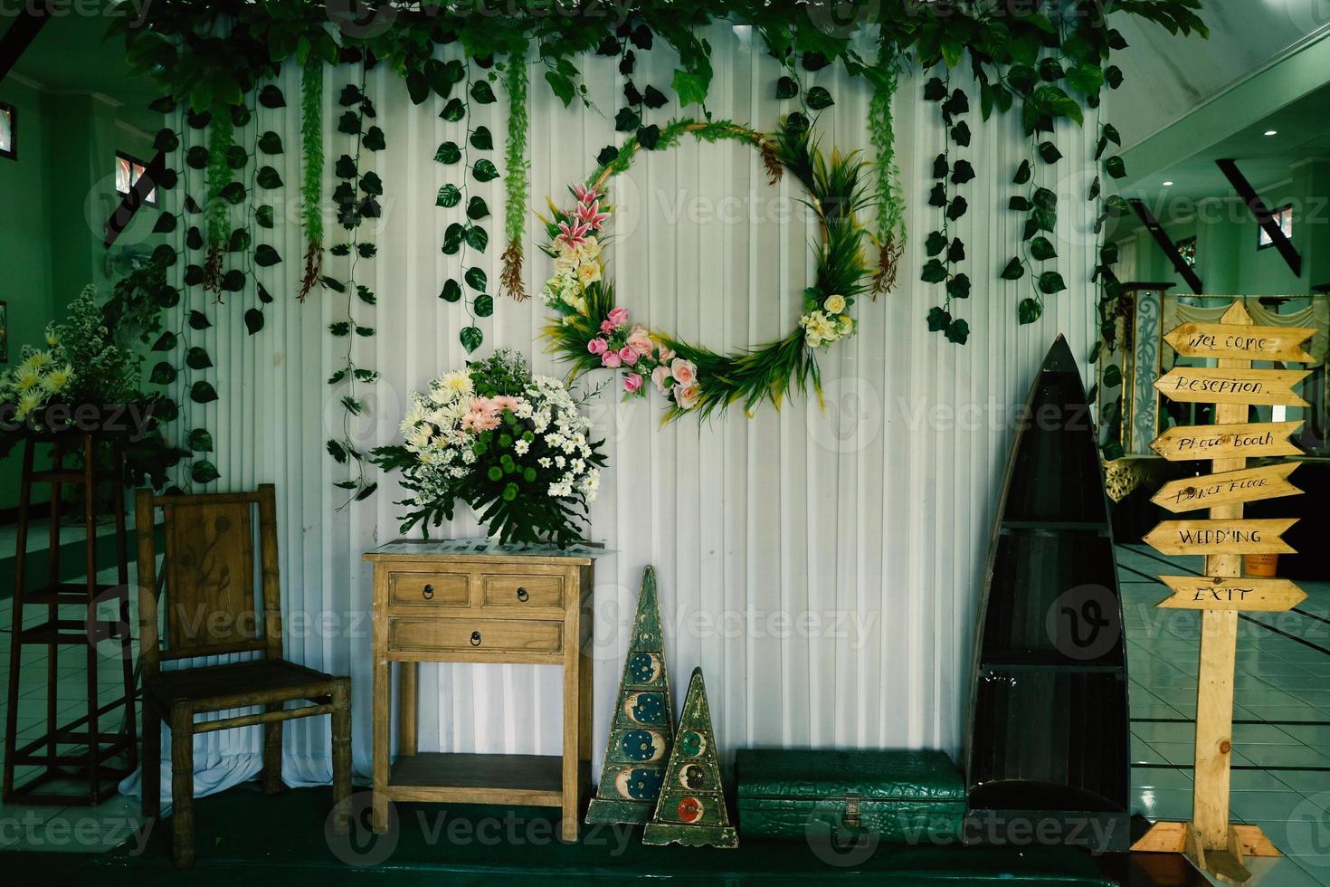 Wedding moment, wedding decorations photo