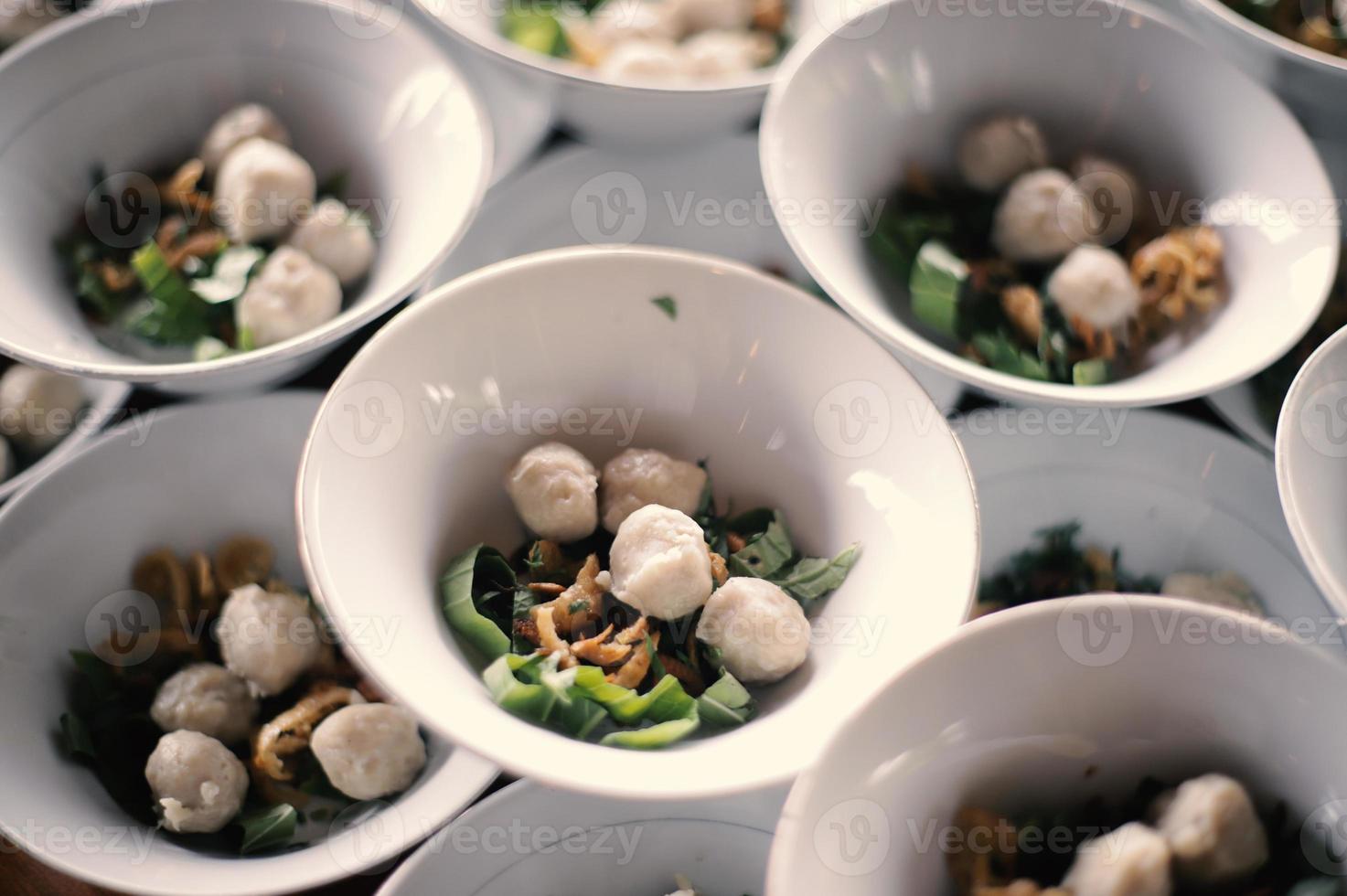 Hot delicious meatballs photo