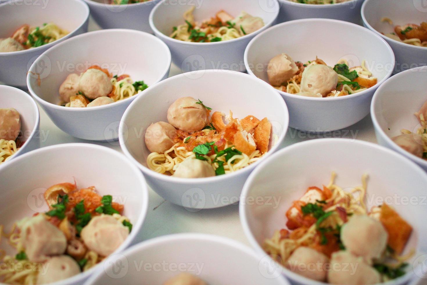 Hot delicious meatballs photo