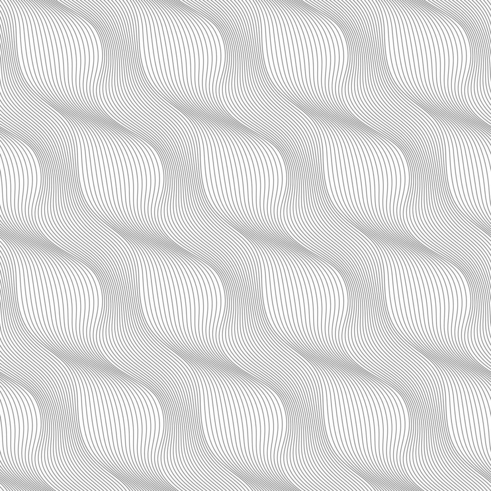 Abstract Grey Curve Line Vector Seamless Pattern Design. Awesome for classic product design, fabric, backgrounds, invitations, packaging design projects. Surface pattern design.