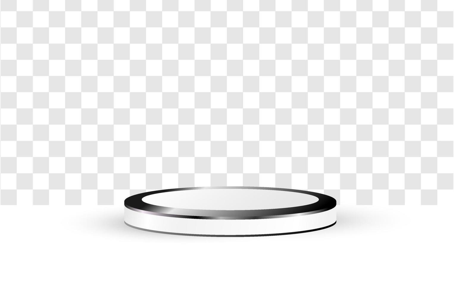 3d podium vector design on transparent white background. black podium texture geometric circle shape. for product showcases and advertising mockups. modern templates
