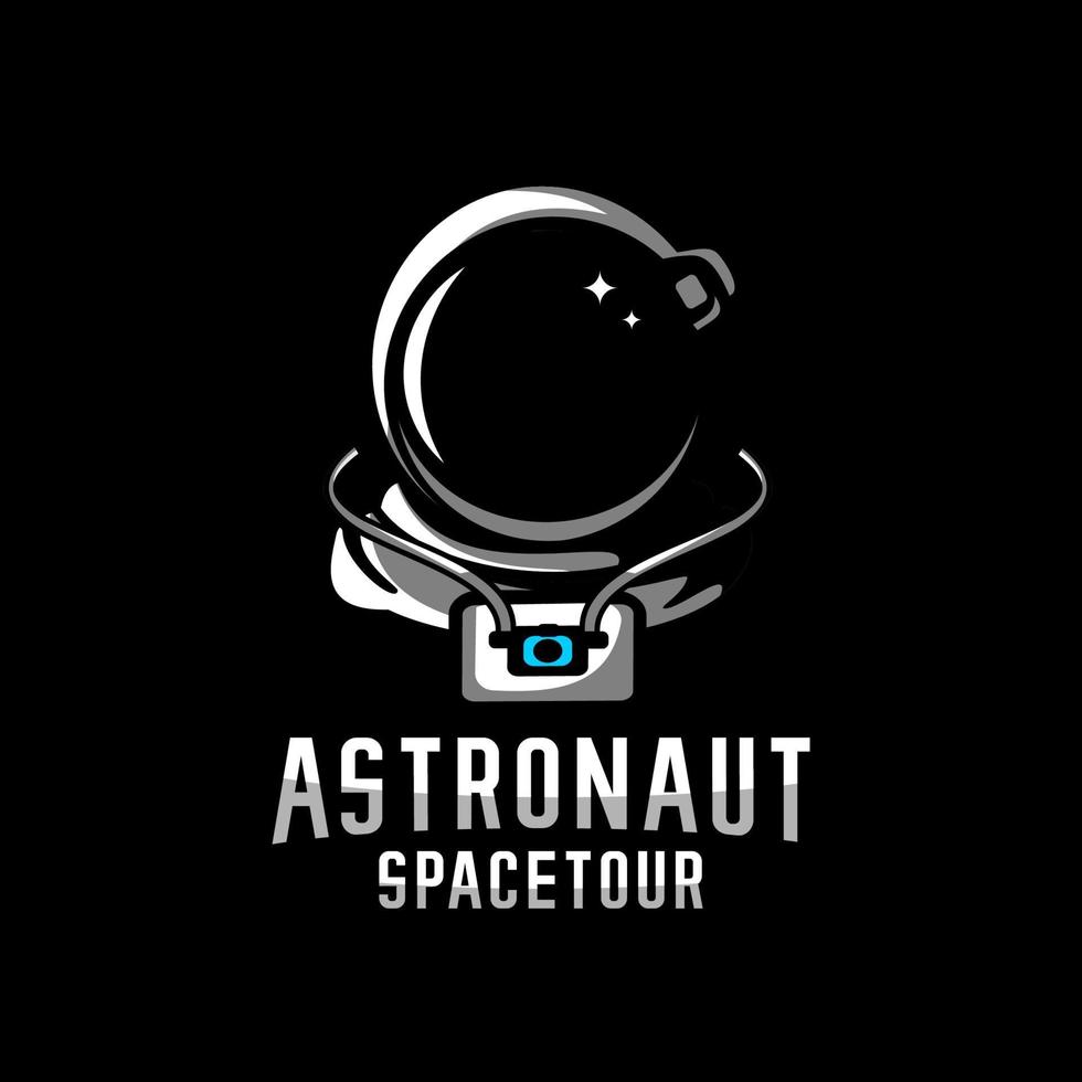 logo astronauta vector
