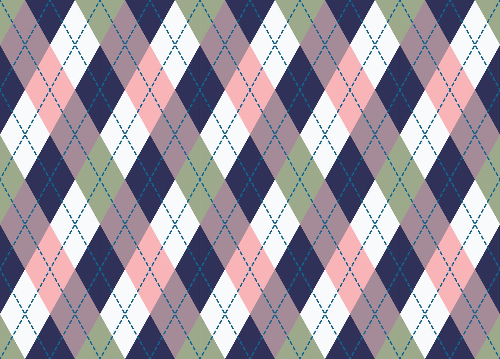 Argyle Pattern Vector