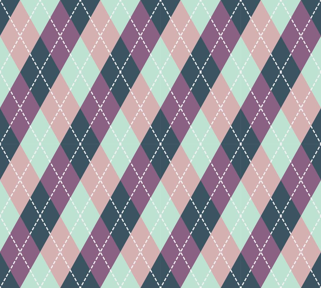 Argyle Pattern vector texture background