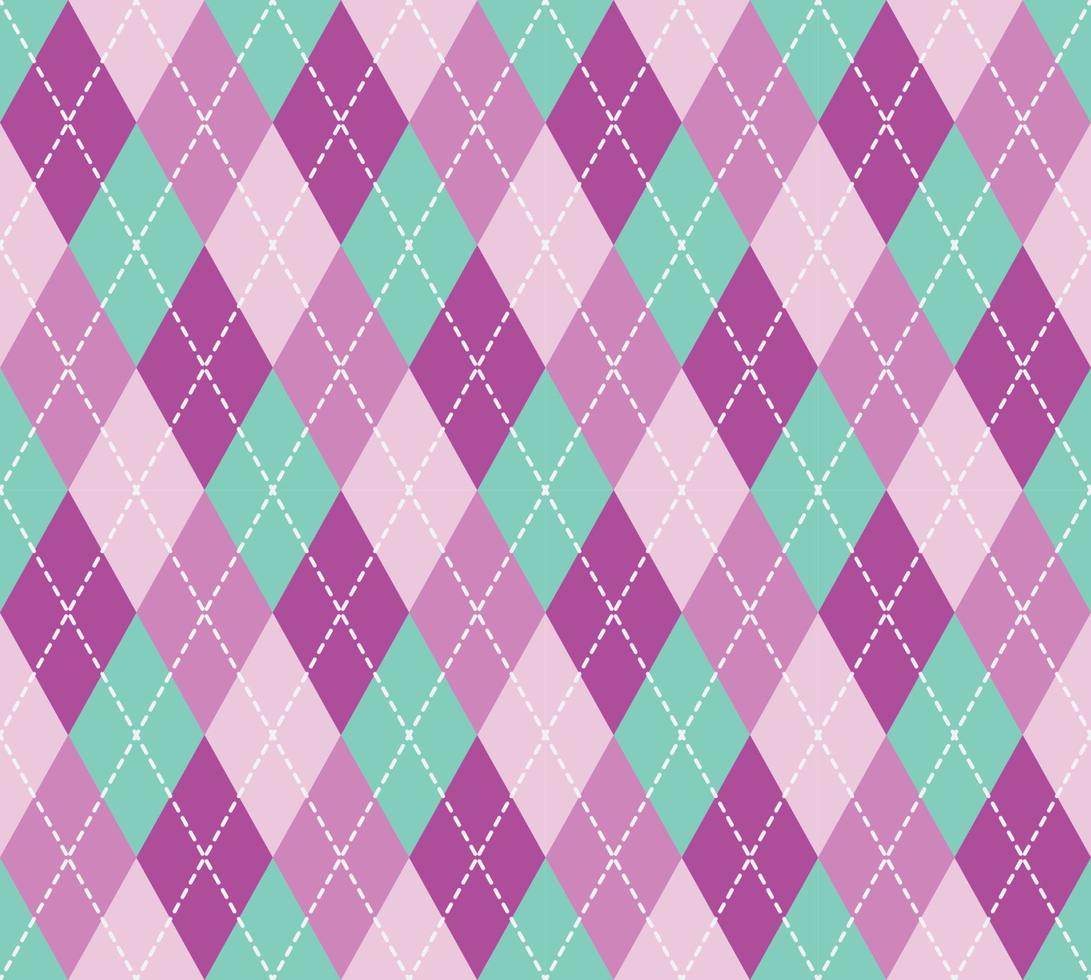 Argyle Pattern vector texture background