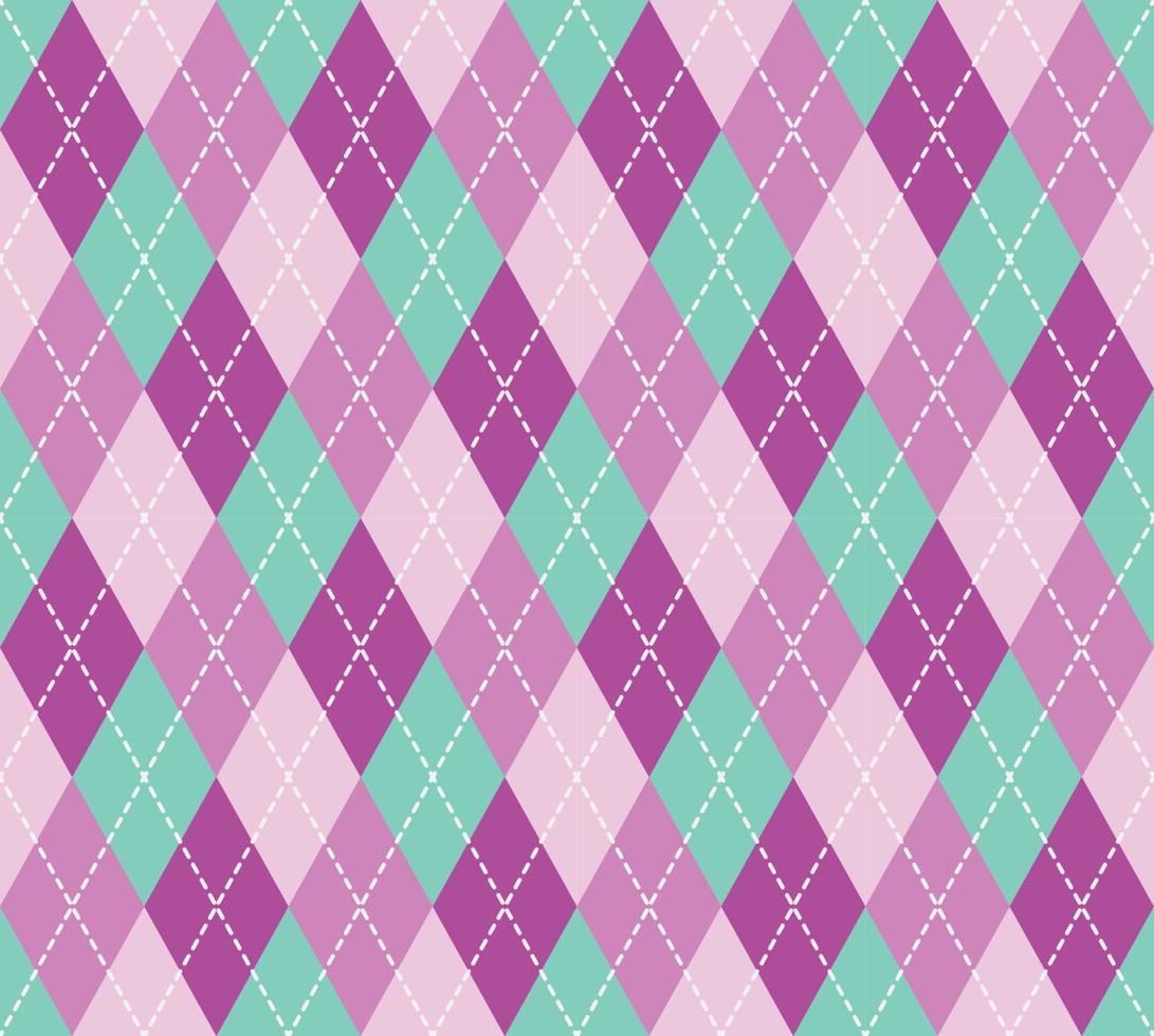 Argyle Pattern vector texture background