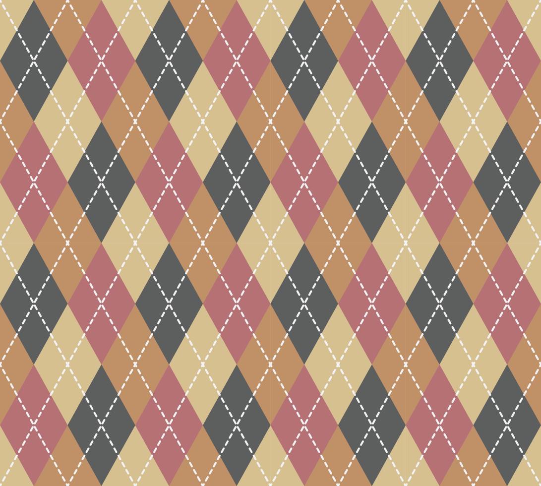 Argyle Pattern vector texture background