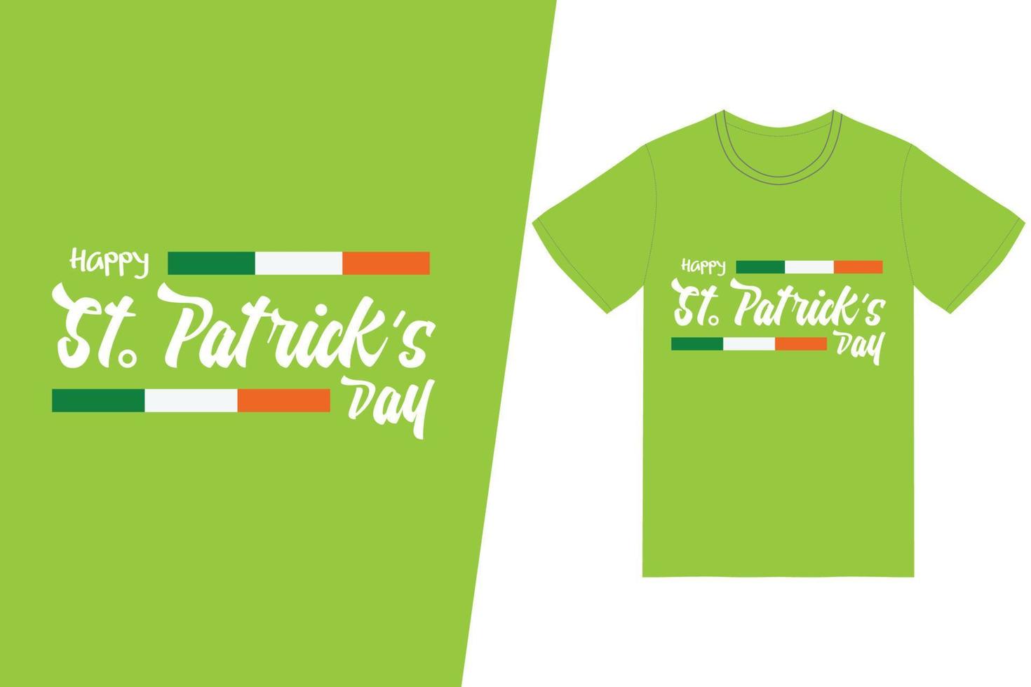 Happy St. Patrick's Day T-shirt vector