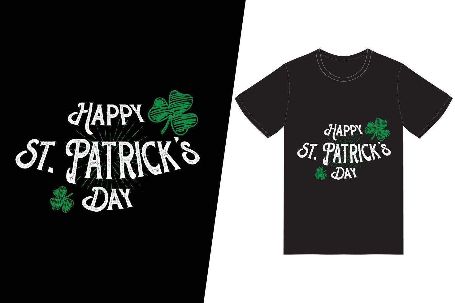 Happy St. Patrick's Day T-shirt vector