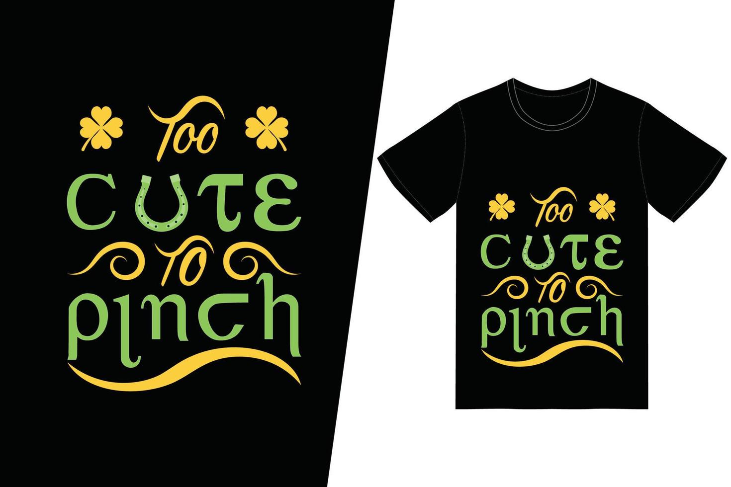 Too cute to pinch T-shirt vector