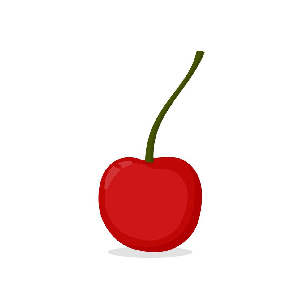 Ilustración de vector de cerezas rojas