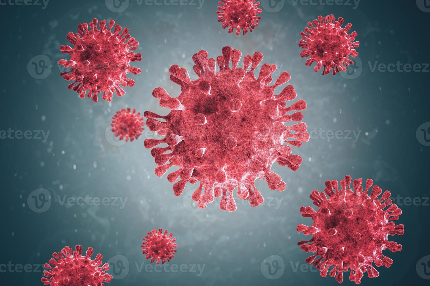 ilustración de fondo de virus. coronavirus. covid 19 variante omicron foto