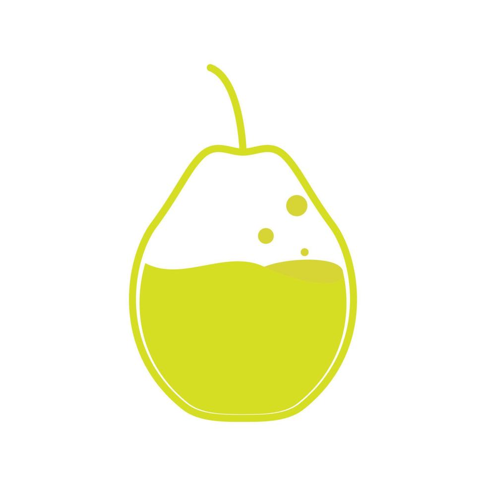 abstract green fruit lemon bubble nutrition logo design vector graphic symbol icon sign illustration creative idea