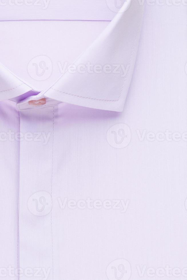 shirt, detailed closeup collar and button, top view photo