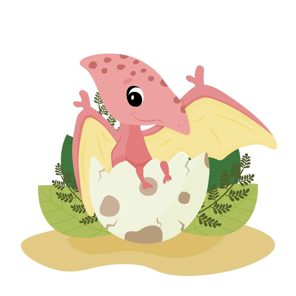 Egg Pterodactyl 3d Rendering Stock Illustration 747776197