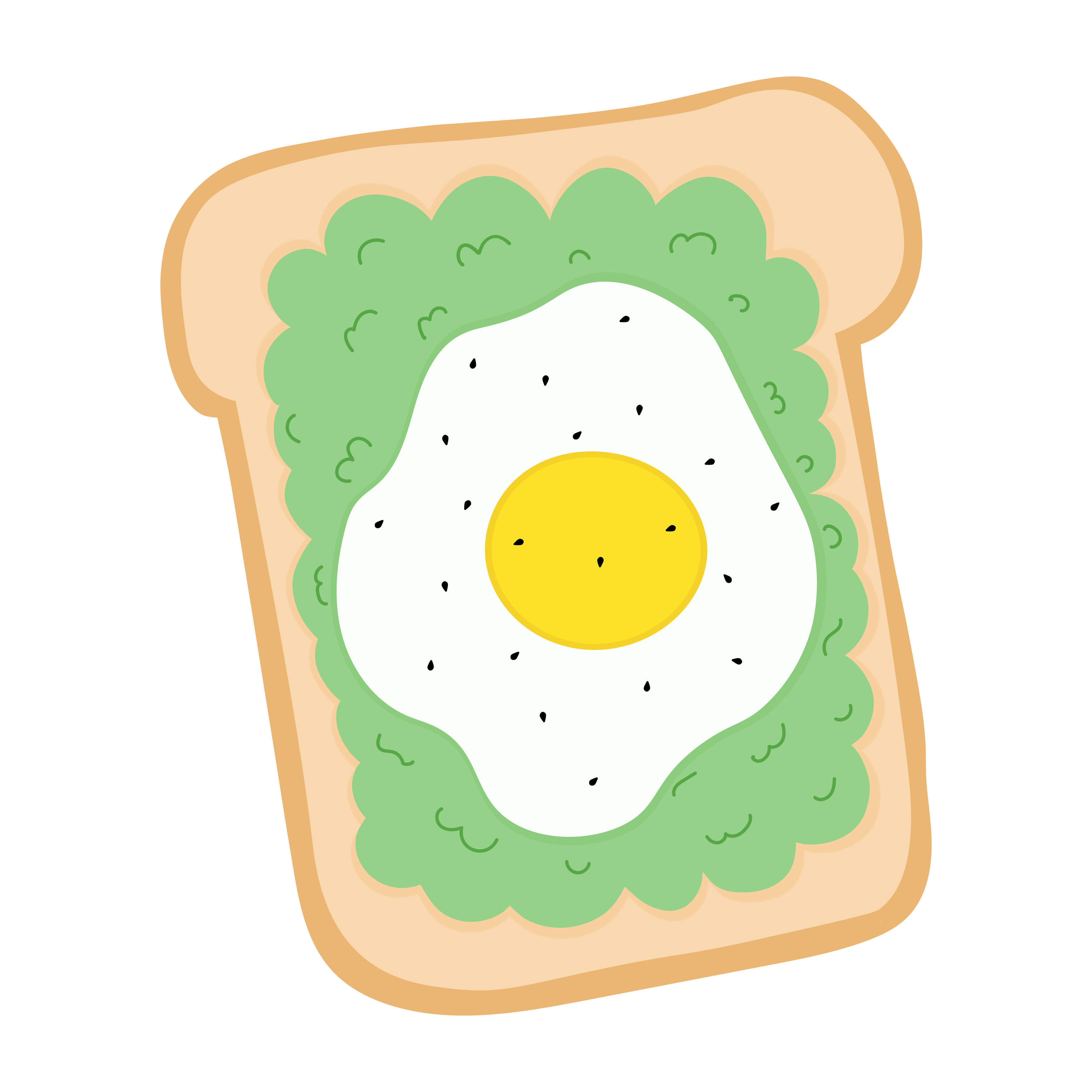 tostadas con huevo frito y aguacate. ilustración sobre fondo blanco 5505279 Vector en Vecteezy tostadas con huevo frito y aguacate. ilustración sobre fondo blanco 5505279 Vector en Vecteezy