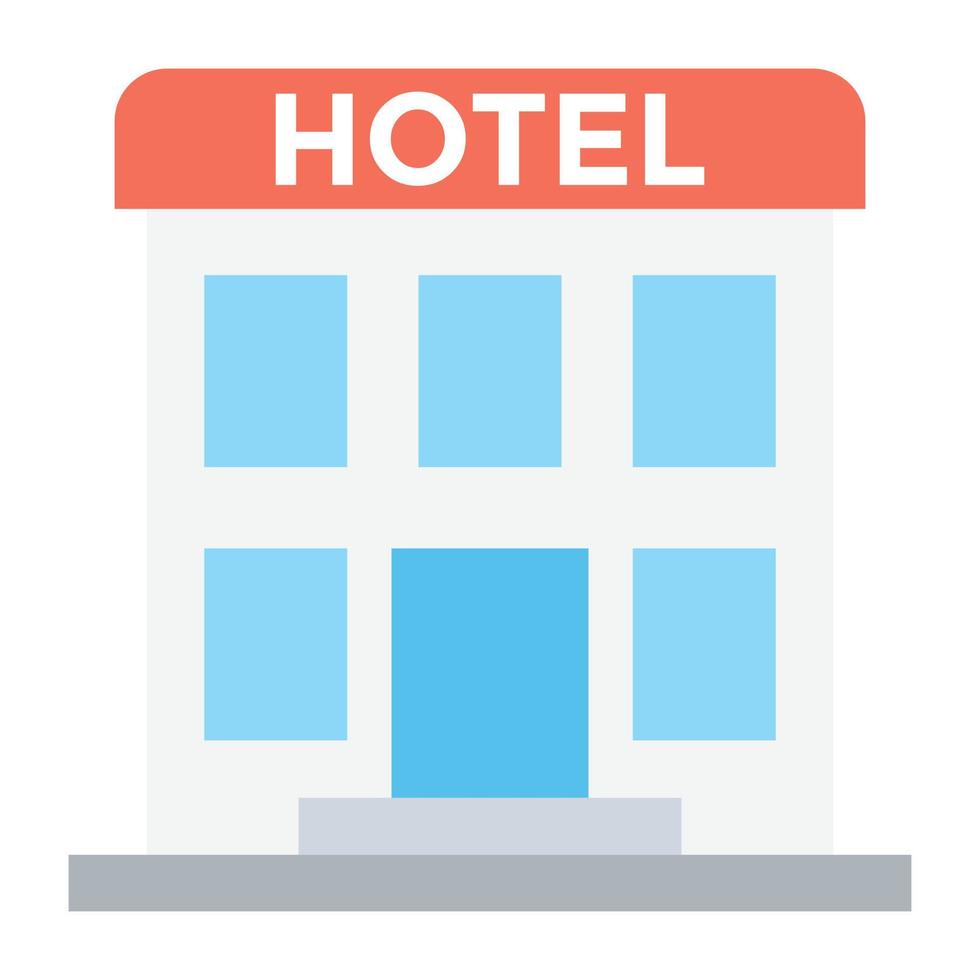 Hotel Building Concepts vector