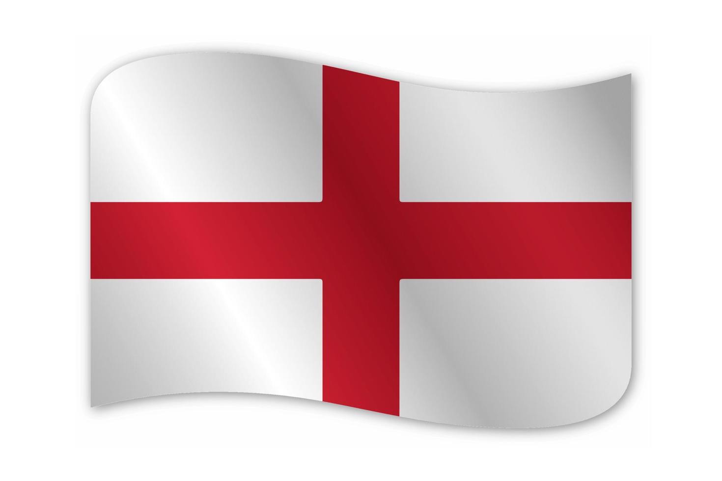 England Country Flag Vector Design