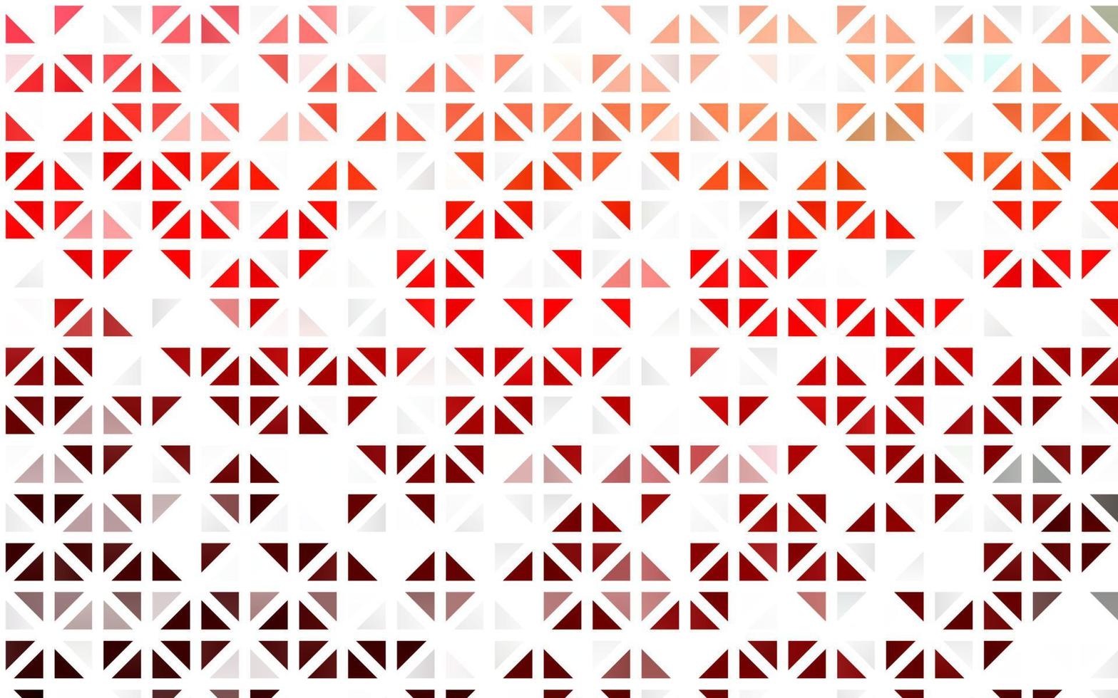 Light Red vector seamless backdrop with lines, triangles.