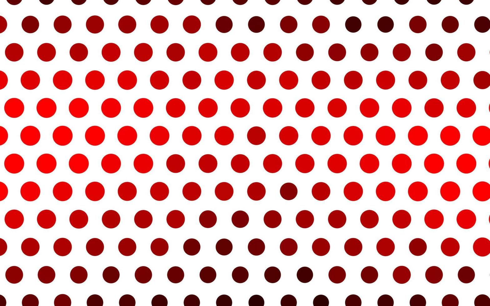 Light Red vector template with circles.