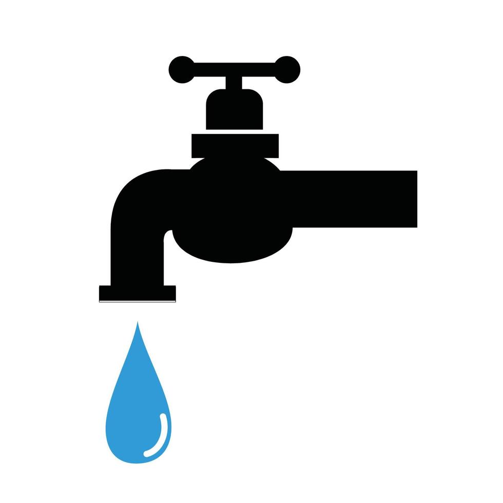 faucet water drop vector