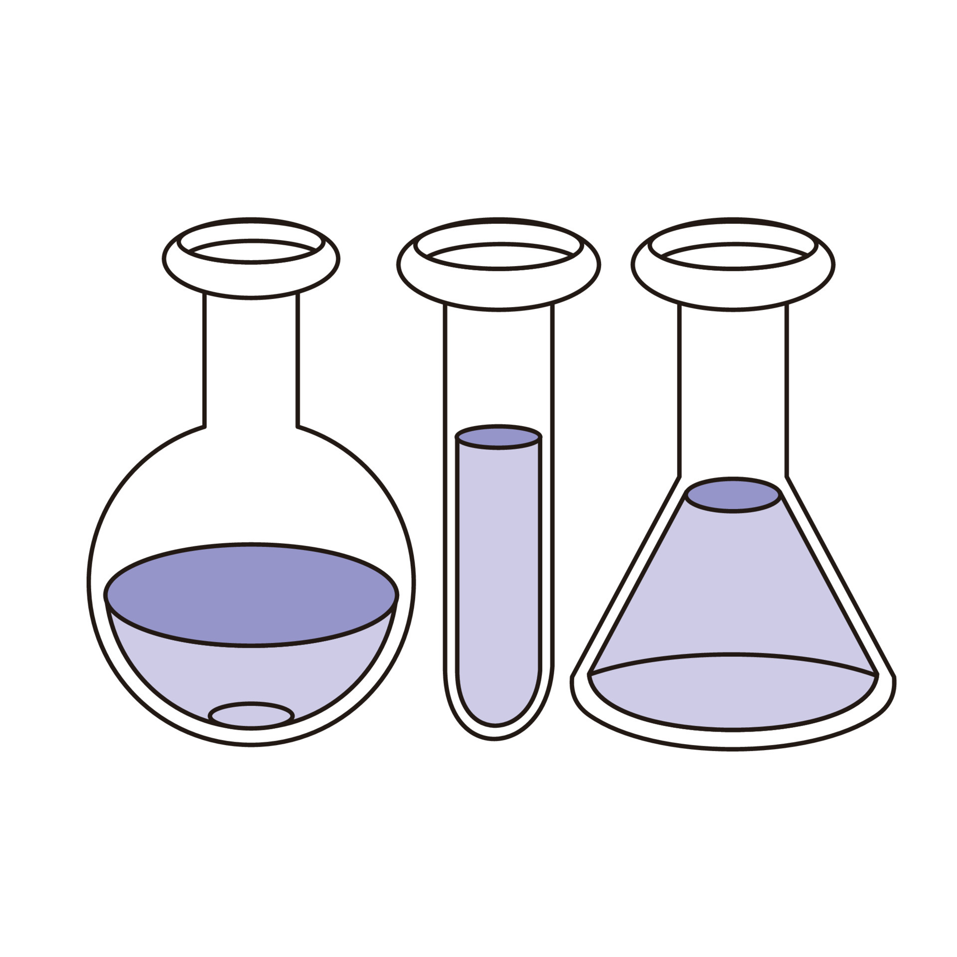glass lab set vector design 5511924 Vector Art at Vecteezy