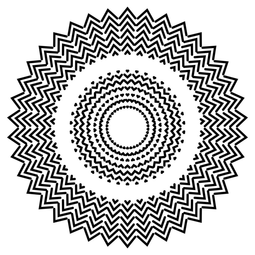 Abstract vector design in black color. Perfect for corporate, background, t-shirt, and so on.