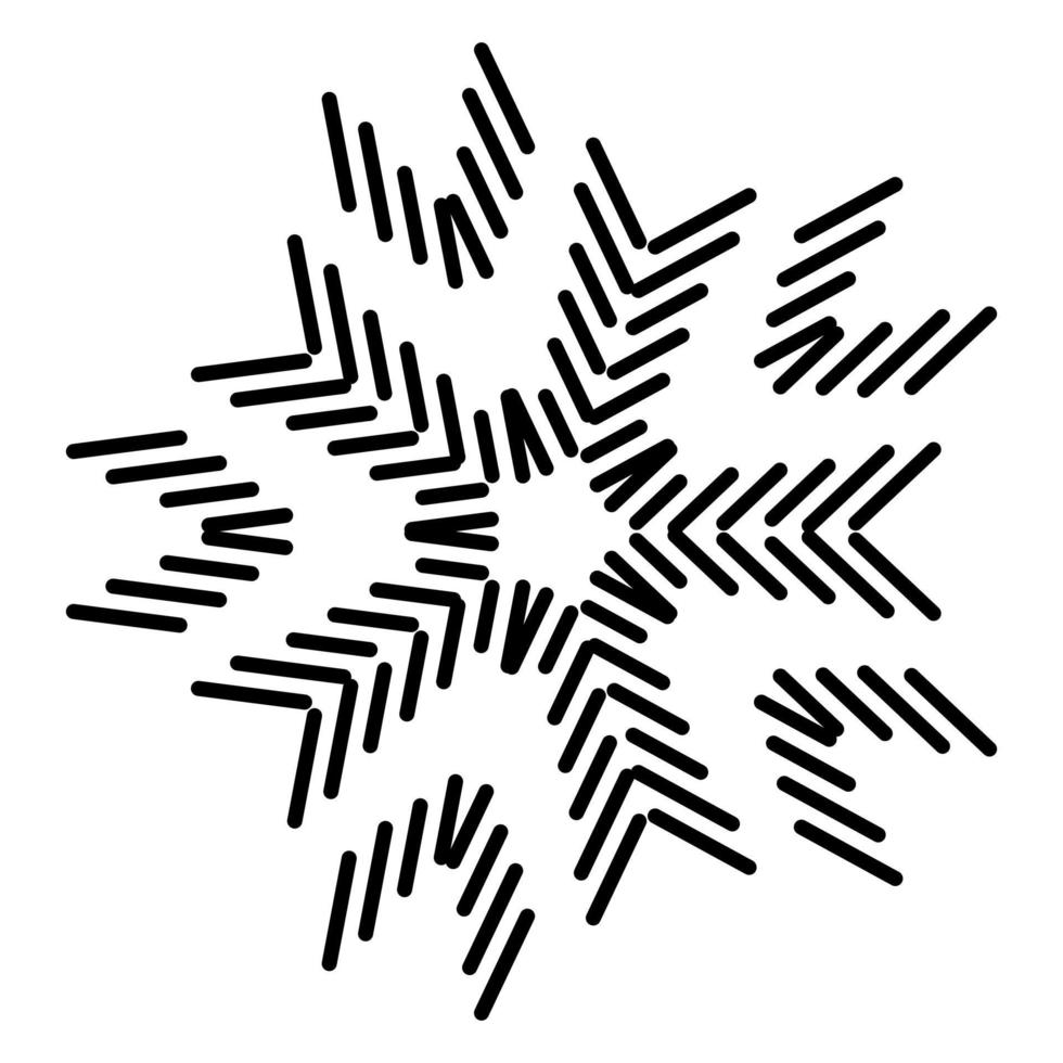 Abstract vector design in black color. Perfect for corporate, background, t-shirt, and so on.