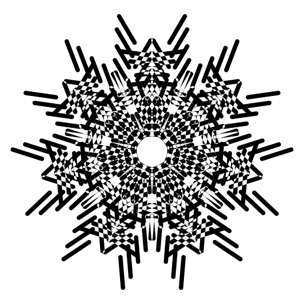 Abstract vector design in black color. Perfect for corporate, background, t-shirt, and so on.